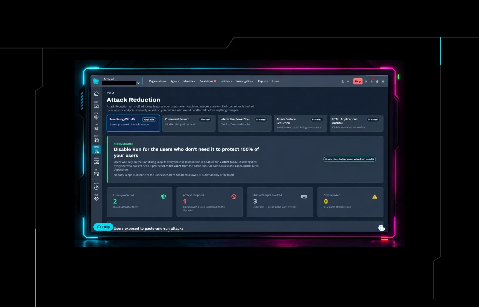 Attack Reduction in Huntress Managed ESPM: Disrupting ClickFix 
