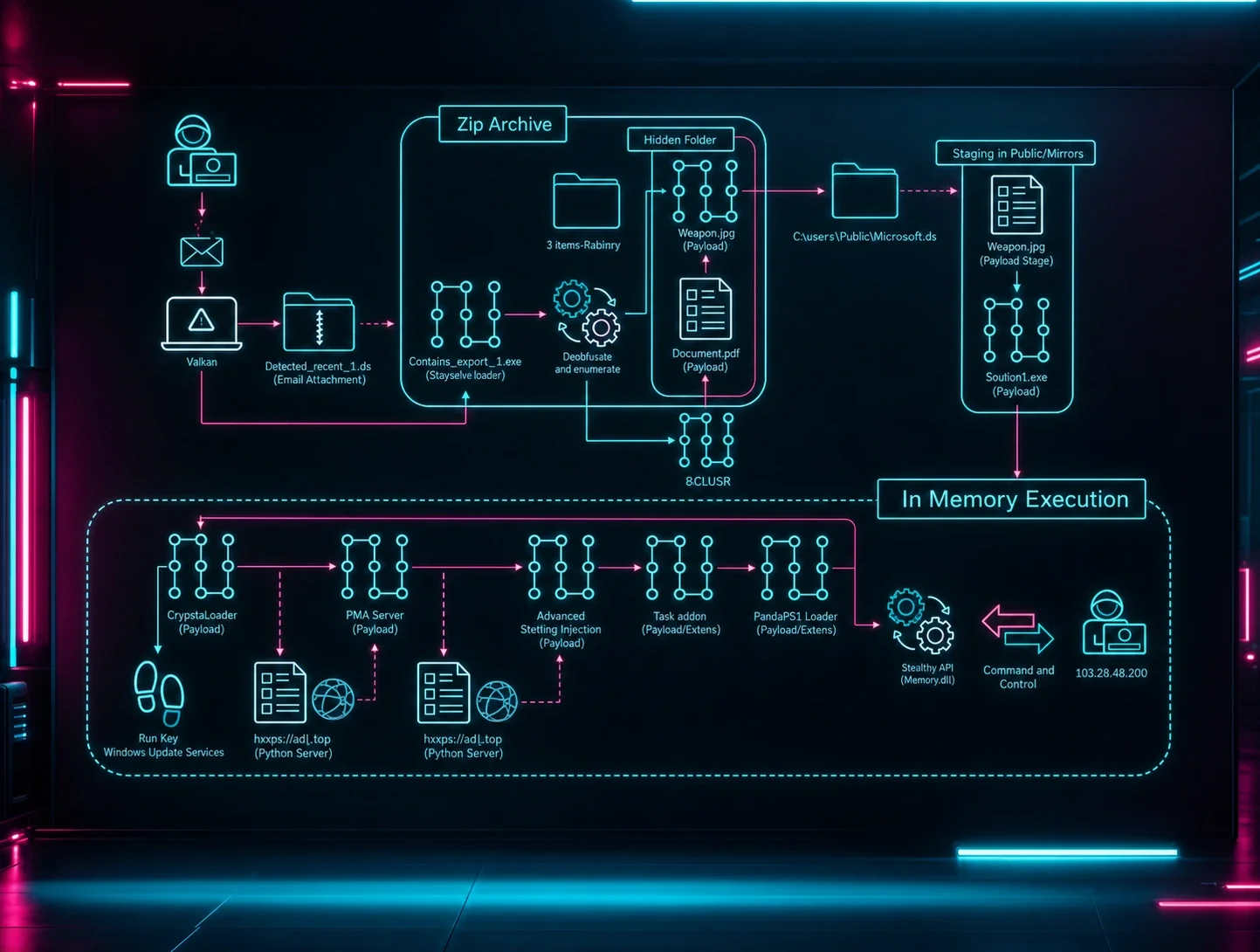From Custom Scripts to Commodity RATs: A Threat Actor’s Evolution to PureRAT