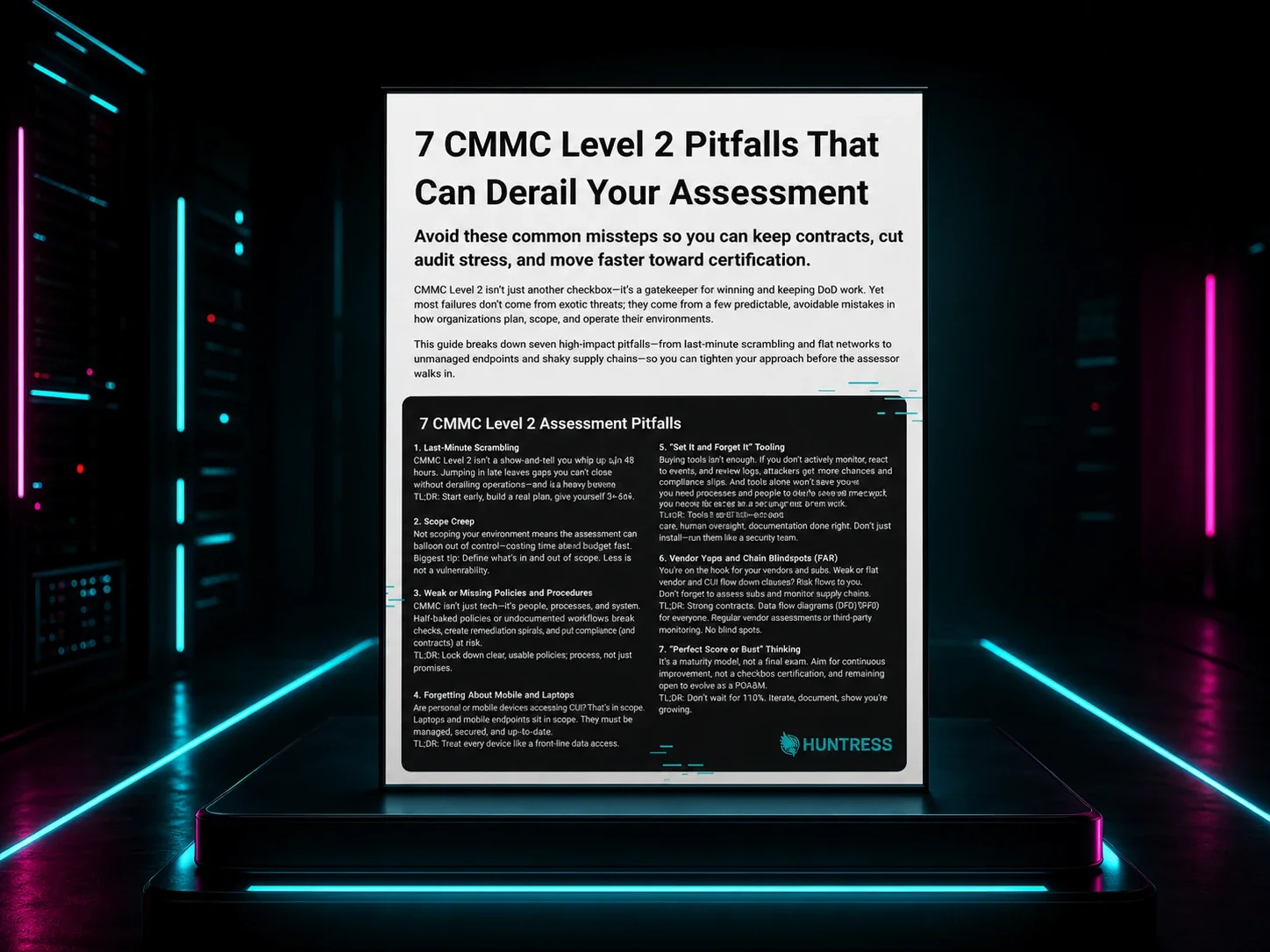 7 CMMC Level 2 Pitfalls That Can Derail Your Assessment