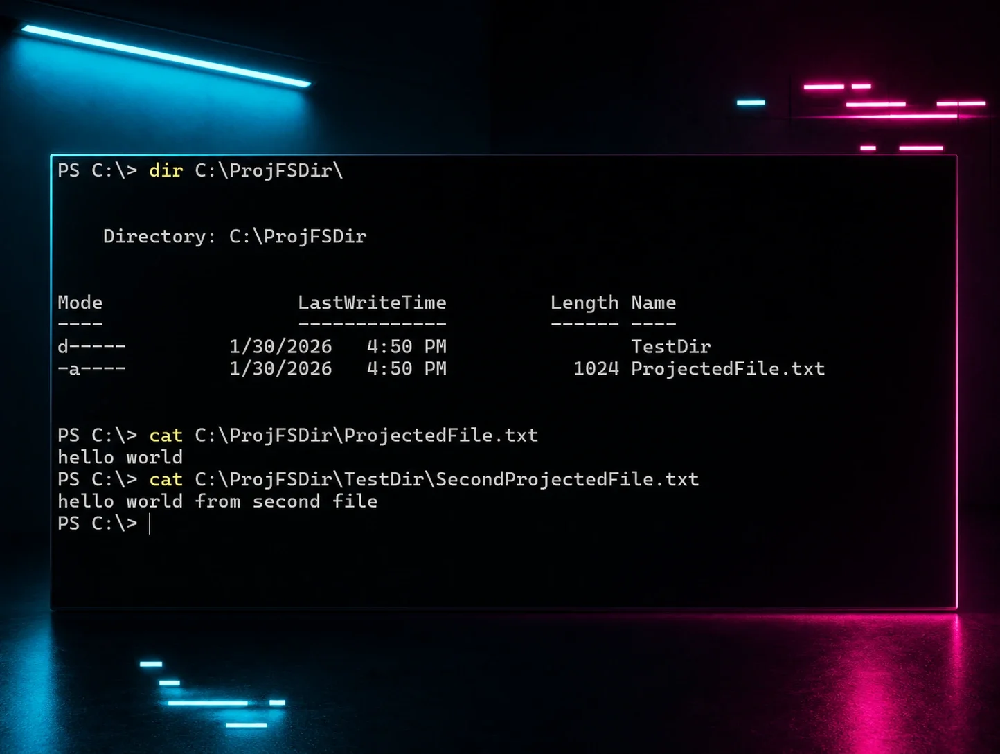 The Phantom File System: Inside the Windows ProjFS